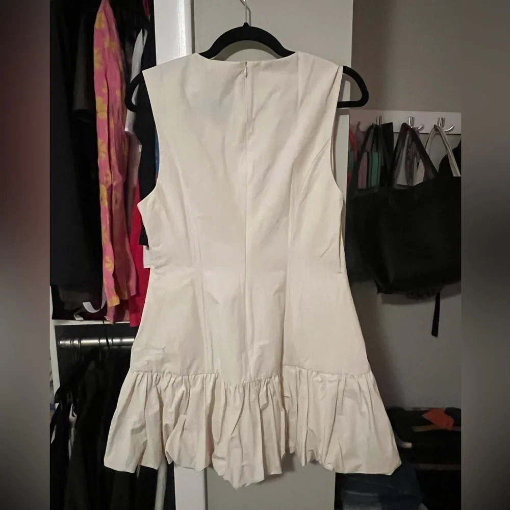 NWT Vrg Grl Cream Mini Dress - Picture 6 of 6